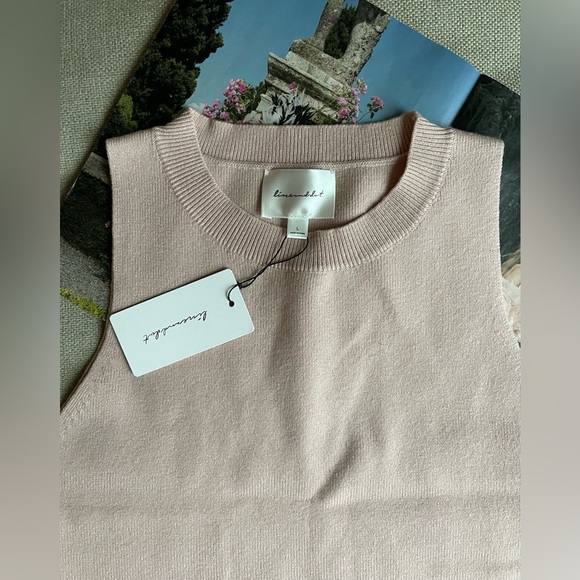 New Line & Dot Madrid Top / Vest In Pink Size L - Picture 10 of 11